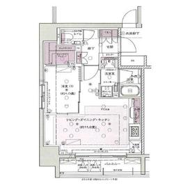 リビオレゾン大手町 6階 間取り図