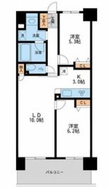 レジディア南千住 307 間取り図