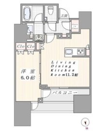 ディアナコート文京本郷台 12階 間取り図