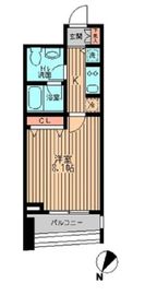 コンフォリア東日本橋 402 間取り図