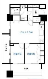 シティプラザ恵比寿 12階 間取り図