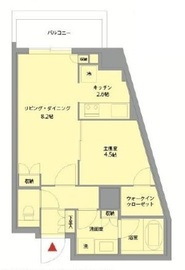 サンウッド西麻布 3階 間取り図