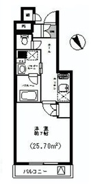 クオリア恵比寿ウエスト 4階 間取り図