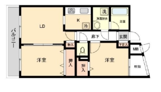 オーパスホームズ白山 209 間取り図