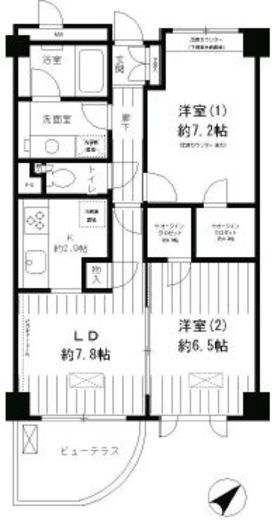 Lapyuta 307 間取り図