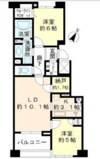 ブリリア目黒東山 3階 間取り図