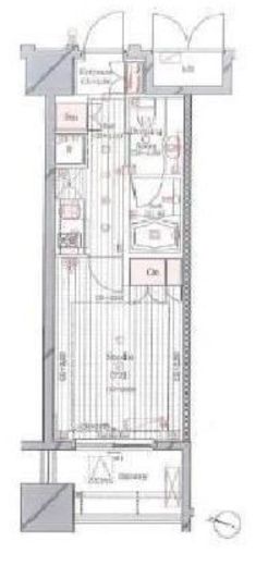 レグノ・フォルテ二番町 8階 間取り図