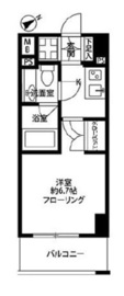 パークプリエ神楽坂 5階 間取り図