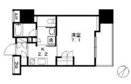 アトラス日本橋鞍掛 9階 間取り図