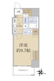 シティハウス東麻布 4階 間取り図