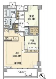 ザ・パークハウス目黒三丁目 2階 間取り図