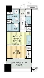 ライオンズシティ恵比寿 3階 間取り図