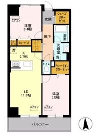 ロイヤルパークスシーサー 402 間取り図