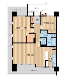 ガーデン文京白山 801 間取り図