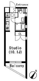 ラティエラ祐天寺 101 間取り図