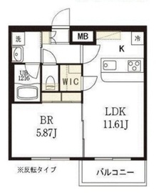 ブルーガーデン小石川 2階 間取り図