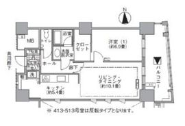 アクティ汐留 503 間取り図