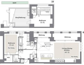 THE CONOE三田綱町 607 間取り図