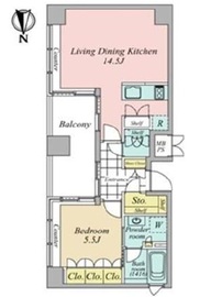 OZIO大手町 1303 間取り図