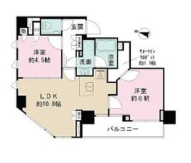 ザ・パークワンズ千代田佐久間町 9階 間取り図