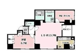 サンクタス銀座 12階 間取り図