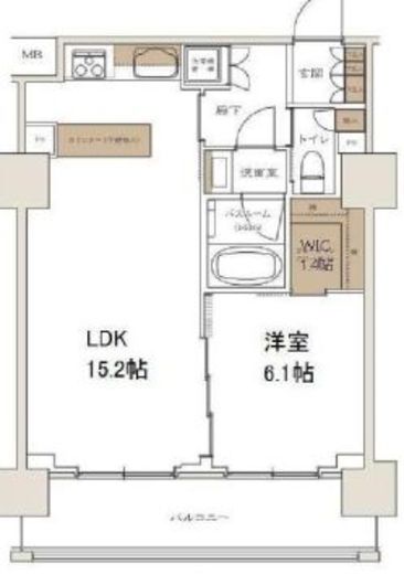 キュロコ日本橋 9階 間取り図