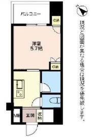 エスティメゾン五反田 304 間取り図