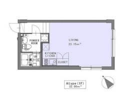 EXAM大井町ゼームス坂 101 間取り図