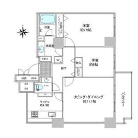 広尾ガーデンヒルズ 9階 間取り図