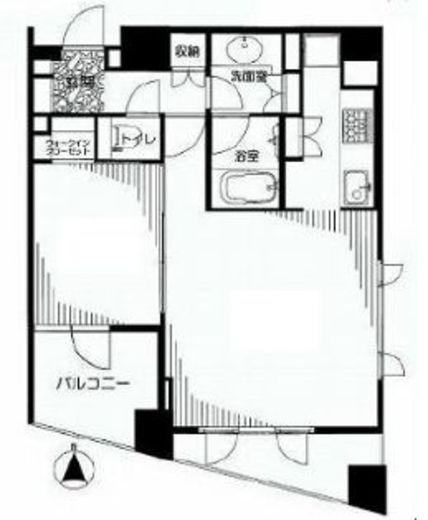 シティハウス代々木ステーションコート 12階 間取り図