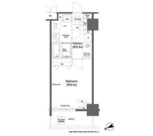 アーバネックス市谷柳町 1003 間取り図