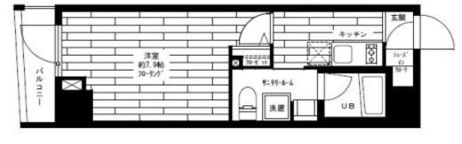 ステージファースト駒沢 3階 間取り図