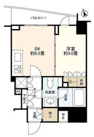 フィールM西新宿 6階 間取り図