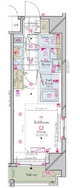 コンシェリア三田 7階 間取り図