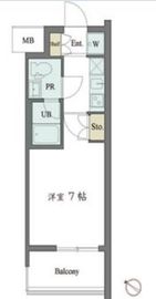 カスタリア大井町 402 間取り図