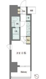 カスタリア大井町 701 間取り図