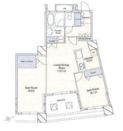 ベラカーサ南池袋 2203 間取り図