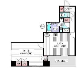 パークホームズ日本橋浜町二丁目リビオガーデン 2階 間取り図