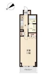 プラティーク清澄白河 410 間取り図