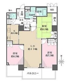 ゲートシティ大崎サウスパークタワー 9階 間取り図