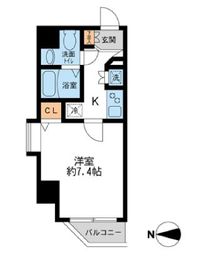 HF錦糸町レジデンス 406 間取り図