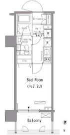 パークアクシス住吉 507 間取り図