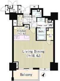 プレミスト六番町 6階 間取り図