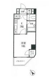 コンフォリア小石川 202 間取り図