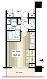 シティカレント大手町 1402 間取り図