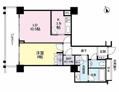 代官山アドレス ザ・タワー 24階 間取り図