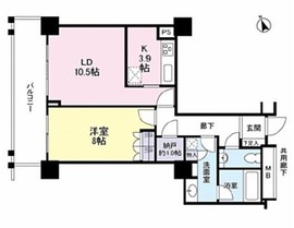 代官山アドレス ザ・タワー 24階 間取り図
