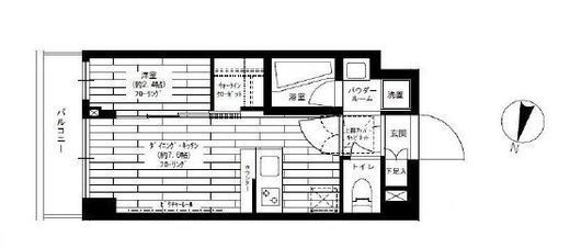 グランドコンシェルジュ三宿アジールコート 4階 間取り図