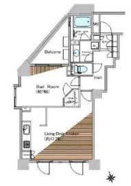 クオリア目黒祐天寺 3階 間取り図