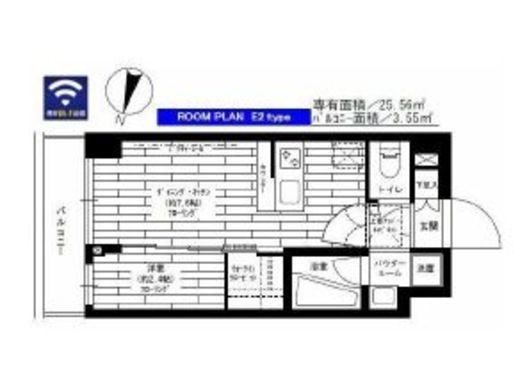 グランドコンシェルジュ三宿アジールコート 4階 間取り図